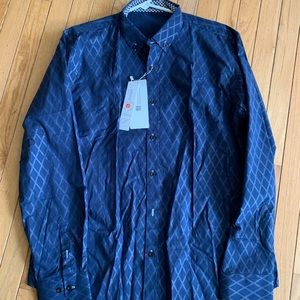 Coofandy Men's Slim Fit Dress Shirt Long Sleeve XL